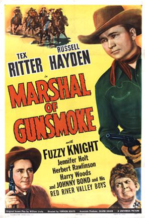 Marshal of Gunsmoke (1944) starring Tex Ritter on DVD on DVD